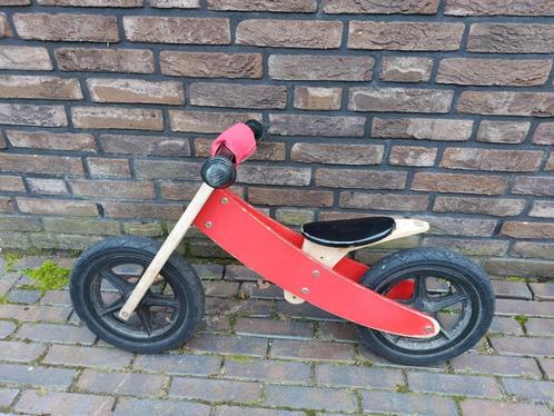 Houten loopfiets izgs, Kinderen en Baby's, Speelgoed | Buiten | Voertuigen en Loopfietsen, Zo goed als nieuw, Loopfiets, Ophalen