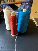 Garen set: Wit, Rood & Blauw, Ophalen of Verzenden, Gebruikt, Garen of Naald(en)