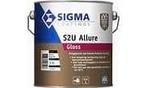 2,5 liter Sigma Allure Gloss 9001 + Primer, Doe-het-zelf en Verbouw, Verf, Beits en Lak, Wit, Nieuw, Ophalen of Verzenden, Verf