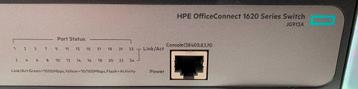 HP 24 poort Gigabit Network Switch 1620 series beschikbaar voor biedingen