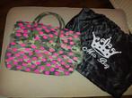 Tas Mia Bag camouflage met roze lippen, Ophalen, Zo goed als nieuw, Overige kleuren, Handtas