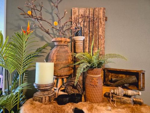 Oud houten woonaccessoires allerlei items, Huis en Inrichting, Overige Huis en Inrichting, Zo goed als nieuw, Ophalen
