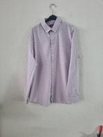 Angelo Litrico overhemd - Maat 41/42 - Lila/Wit, Kleding | Heren, Overhemden, Ophalen of Verzenden, Zo goed als nieuw, Angelo Litrico