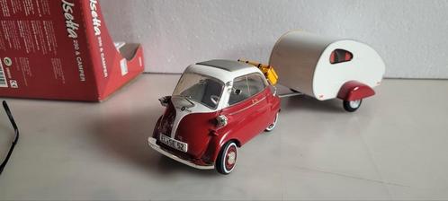 Revell BMW Isetta 250 met caravan, Hobby en Vrije tijd, Modelauto's | 1:18, Zo goed als nieuw, Auto, Revell, Ophalen of Verzenden