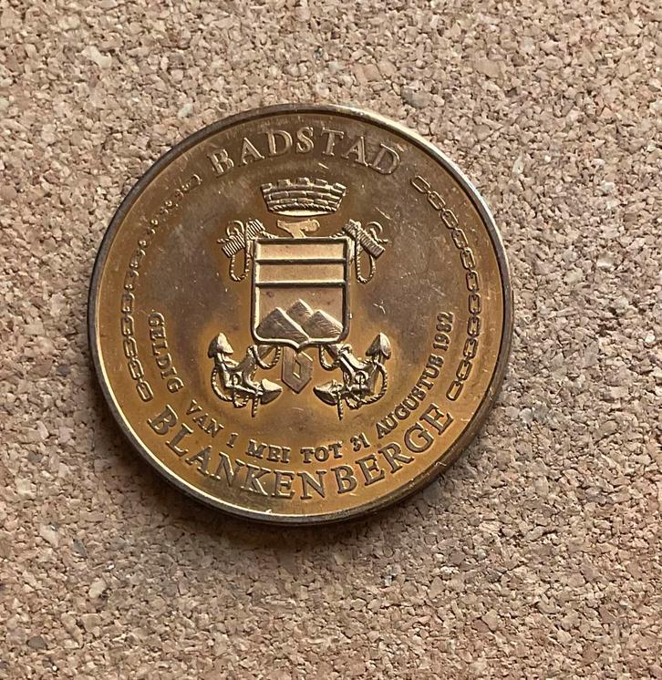 Steden penning België Blankenberge - 175 Duynezeikers 1982, Postzegels en Munten, Penningen en Medailles, Overige materialen, Buitenland