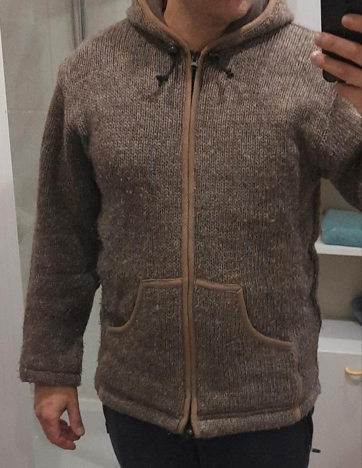 Originele Nepalese Yakjas, maat XL, Kleding | Heren, Jassen | Winter, Zo goed als nieuw, Maat 56/58 (XL), Ophalen of Verzenden