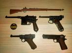 5 Schaalmodellen knappertjes pistolen uniwerk, Ophalen of Verzenden, Landmacht