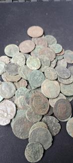 100 ongereinigde Romeinse Munten(2), bodemvondst, Ophalen of Verzenden, Overige landen