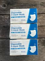3 dozen x 50 mondmaskers mondkapjes, Ophalen of Verzenden, Nieuw