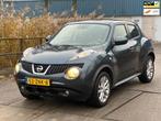 Nissan Juke 1.6 Acenta Automaat! Navi! Camera! Clima! NAP! A, Auto's, Nissan, Euro 5, 4 cilinders, Blauw, Origineel Nederlands