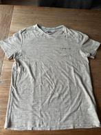 Quiksilver T-shirt Beige Gestreept Maat L, Ophalen of Verzenden, Gedragen, Maat 52/54 (L), Beige