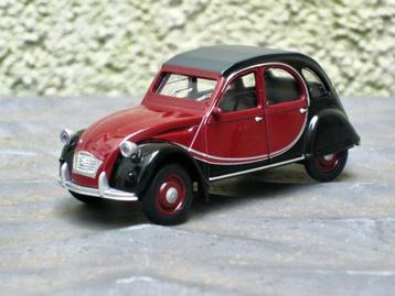 Citroen 2CV Charleston 1982 rood, zwart Norev 3 Inch 1:54 beschikbaar voor biedingen