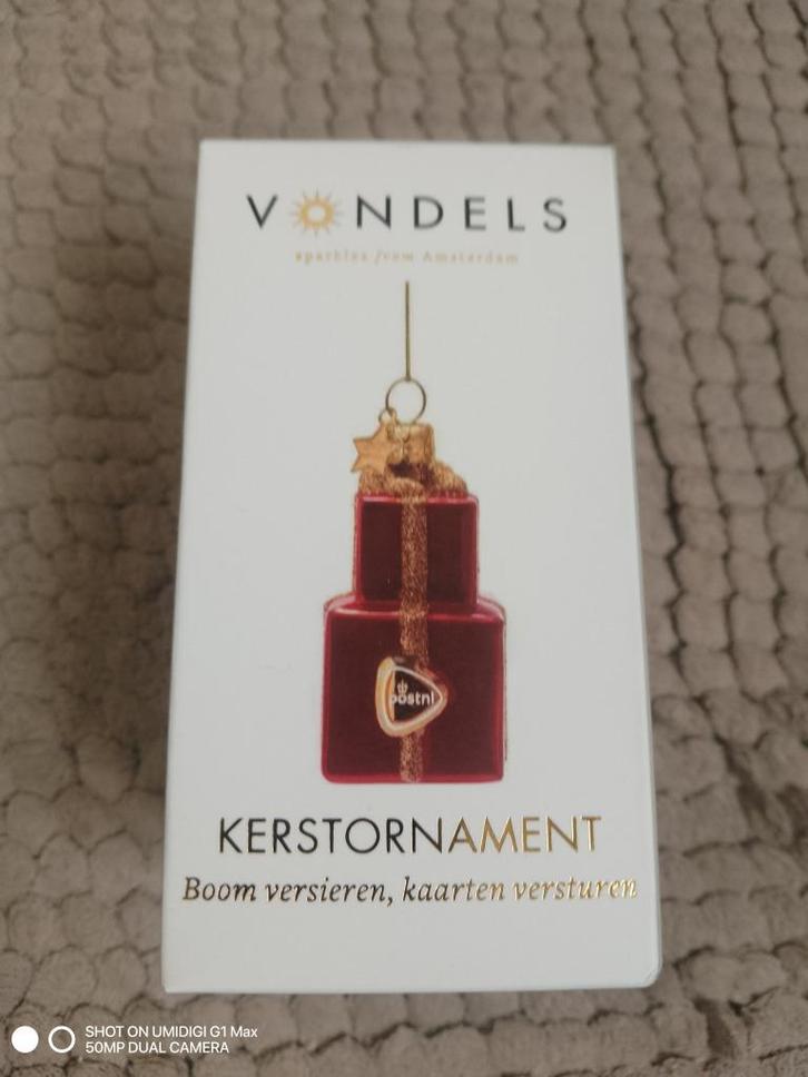 Vondels Kerstbal Kerst Ornament Kerst Versiering Kerstpakjes, Diversen, Kerst, Nieuw, Ophalen of Verzenden
