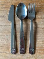 Ikea kinderbestek fabler - mes vork lepel, Ophalen of Verzenden, Zo goed als nieuw, Rvs of Chroom, Vaatwasserbestendig