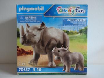 Playmobil   Neushoorn met baby - 70357 nieuw in doos beschikbaar voor biedingen