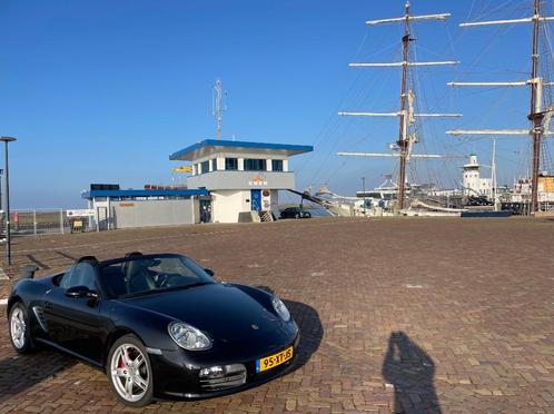 Porsche Boxster Cabrio 3.4 S 2007 Zwart, Auto's, Porsche, Particulier, Boxster, Airbags, Airconditioning, Alarm, Boordcomputer