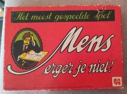 Mensch Erger Je Niet! - Klassiek Bordspel, Hobby en Vrije tijd, Gezelschapsspellen | Bordspellen, Gebruikt, Een of twee spelers