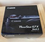 Canon PowerShot G7X Mark II, Audio, Tv en Foto, Fotocamera's Digitaal, Canon, 8 keer of meer, Ophalen of Verzenden, Compact