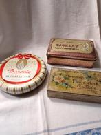 3 verschillende oude chocolade blikken, Verzamelen, Blikken, Ophalen of Verzenden, Gebruikt