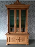 mooie antieke massief eiken kast, bibliotheek, buffetkast, Antiek en Kunst, Ophalen