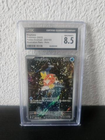 Magikarp CGC 8.5 paldea evolved beschikbaar voor biedingen