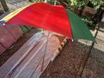 Ronde Parasol, strandparasol 150cm, met verlengstok, nieuw, Ophalen of Verzenden, Nieuw