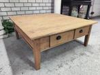 Salontafel Sober Oud Teak 110x110, Huis en Inrichting, Tafels | Salontafels, Ophalen, Zo goed als nieuw, SOBER TEAK LANDELIJK