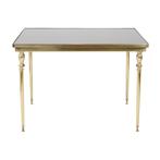 Vintage Messing Koperen Salontafel Maison Jansen Design 70cm, Antiek en Kunst, Ophalen