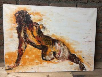 Abstract Naakt Schilderij beschikbaar voor biedingen