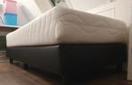 Ramada Boxspring Zwart Skai 90x200, Huis en Inrichting, Ophalen, Gebruikt, 90 cm, Eenpersoons