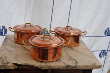 Pannetje en poffertjes pan ( Roodkoper beschikbaar voor biedingen