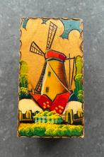 Vintage houten speelkaarten opbergdoosjes uit 1959, Verzamelen, Ophalen of Verzenden, Gebruikt, Speelkaart(en)