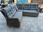 Mooie Wicker Loungeset - 5 zitplaatsen, Ophalen, 5 zitplaatsen, Zo goed als nieuw, Loungeset
