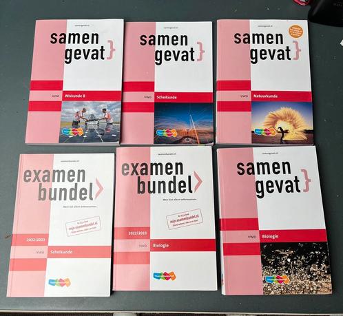 Samengevat en examenbundels VWO, Boeken, Schoolboeken, Zo goed als nieuw, Biologie, VWO, Ophalen of Verzenden