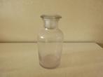 oude glazen stopfles, Ophalen of Verzenden