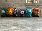 6 nieuwe safari knuffels, Kinderen en Baby's, Speelgoed | Knuffels en Pluche, Ophalen of Verzenden, Nieuw, Overige typen