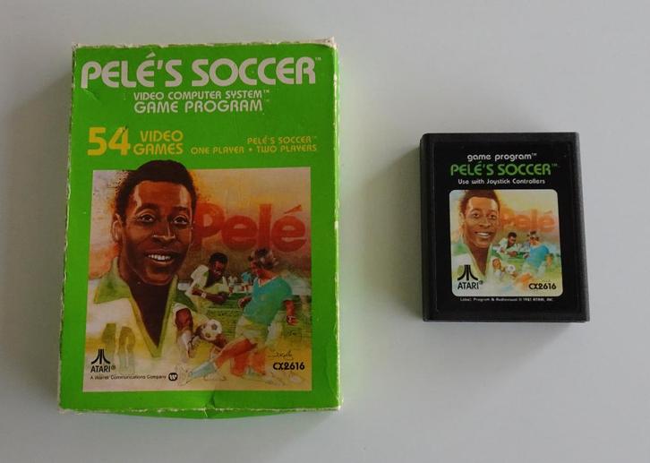 Pele's Soccer voor Atari 2600, Spelcomputers en Games, Games | Atari, Zo goed als nieuw, Atari 2600, Sport, 1 speler, Vanaf 7 jaar