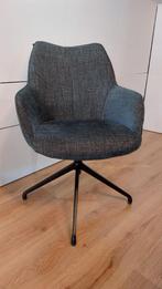 6x eetkamerstoel Kiq Draaibare kuip petrol Bree's New World, Huis en Inrichting, Stoelen, Ophalen, Blauw, Nieuw, Stof
