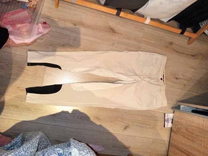 2x witte rijbroek, Dieren en Toebehoren, Paardrijkleding, Zo goed als nieuw, Onderkleding, Dressuur, Ophalen