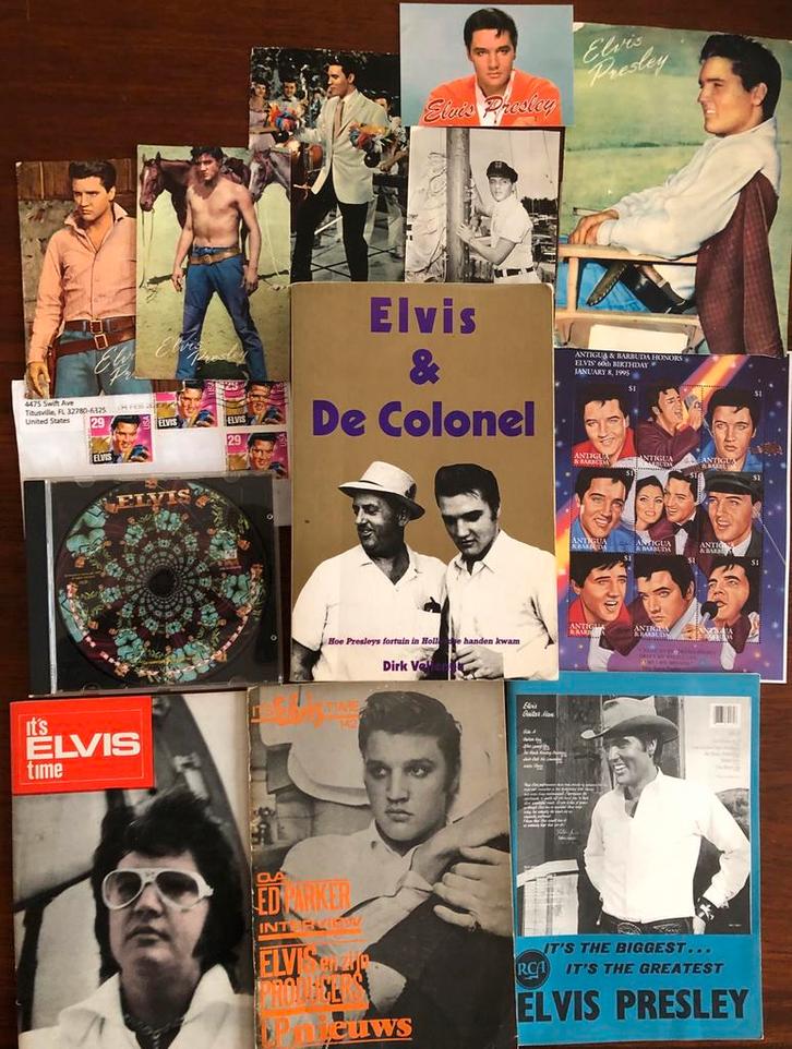 Elvis Presley: items, Verzamelen, Muziek, Artiesten en Beroemdheden, Gebruikt, Overige typen, Ophalen of Verzenden