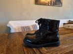 Zwarte veterboots laarsjes lak maat 37 Blue Box z.g.a.n., Meisje, Blue box, Schoenen, Ophalen of Verzenden