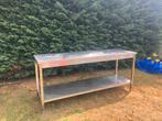 Rvs werkbank werktafel horeca Maten foto 11, Ophalen of Verzenden, Minder dan 100 cm