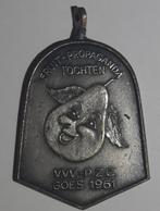 Fruit-Propaganda Tochten V.V.V. - P.Z.C. Goes 1961 Medaille, Postzegels en Munten, Nederland, Overige materialen, Ophalen of Verzenden