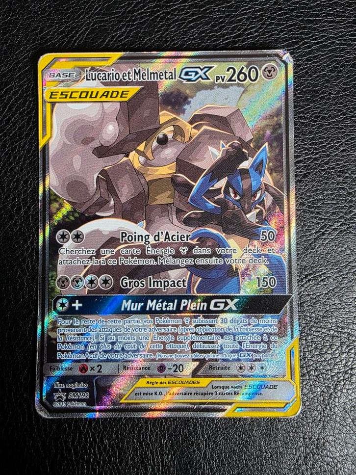 Lucario melmetal gx SM192 sun moon promo, Hobby en Vrije tijd, Verzamelkaartspellen | Pokémon, Nieuw, Losse kaart, Ophalen of Verzenden