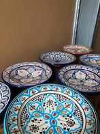 Diverse borden en schalen marokkaans aardewerk, Huis en Inrichting, Ophalen of Verzenden, Zo goed als nieuw, Bord(en), Overige stijlen