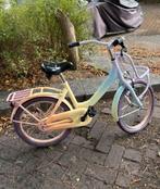 Regenboog kinderfiets met rekje, Ophalen, Gebruikt, 18 inch