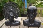 2 Balinese beelden 'hem en haar'., Ophalen of Verzenden