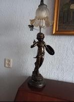 Brons  lampje, Huis en Inrichting, Lampen | Tafellampen, Ophalen of Verzenden, Overige materialen, 50 tot 75 cm