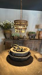 Schijfjeslamp hanglamp roest, Ophalen of Verzenden
