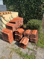 Bruine geglazuurde dakpannen, Doe-het-zelf en Verbouw, Dakpannen en Dakbedekking, Ophalen, Gebruikt, 15 m² of meer, Dakpannen